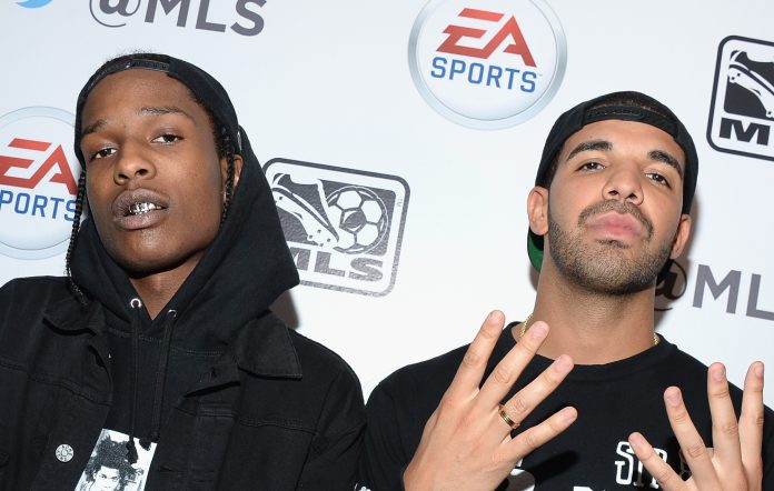 A$AP Rocky and Drake (Photo by Theo Wargo/Getty Images)