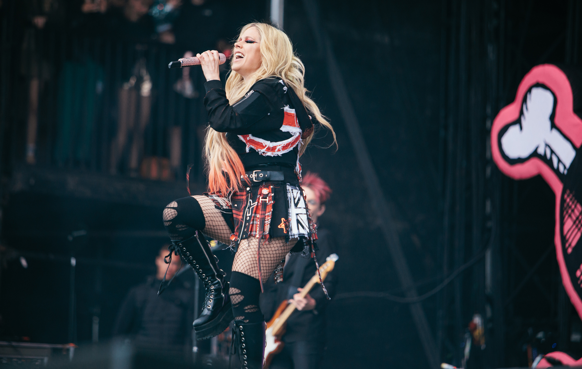 Avril Lavigne live at Glastonbury 2024, photo by Andy Ford