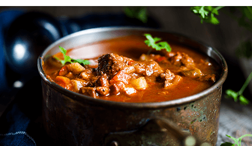 bowl of Beef Marsala Stew