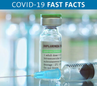 Influenza vaccine and syringe