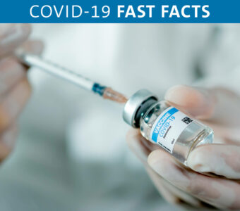 Vial of COVID-19 vaccine