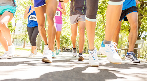 People Running in Race