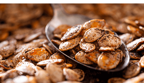 Roasted Spiced Pumpkin Seeds