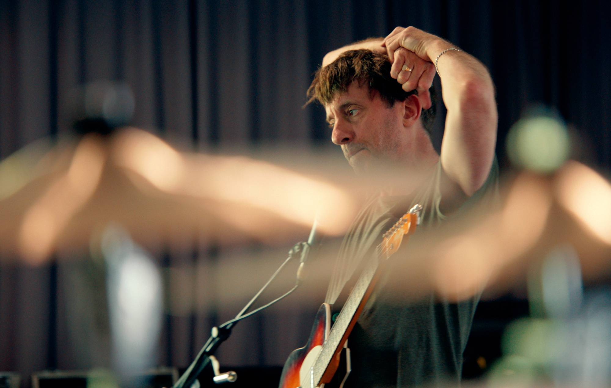 Graham Coxon in Blur's new film 'To The End'. Credit: Altitude