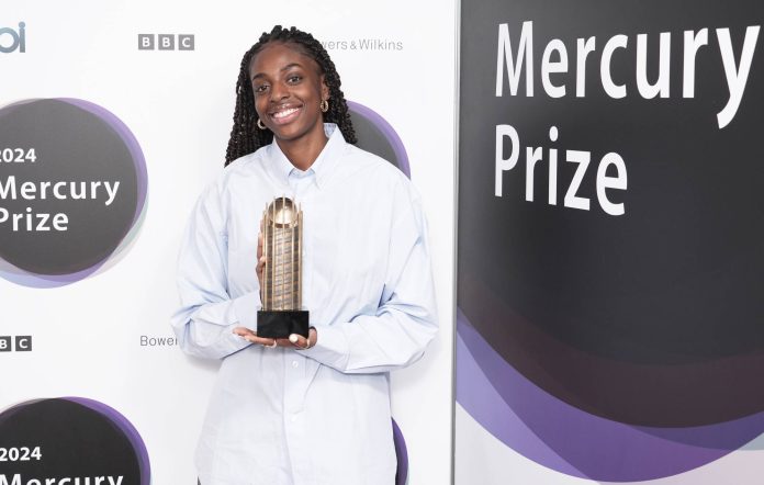 Cat Burns at the launch of the 2024 Mercury Prize (Photo by Ian West/PA Images via Getty Images)