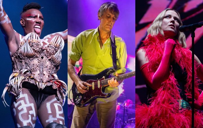 Grace Jones, Stephen Malkmus of Pavement and Roisin Murphy