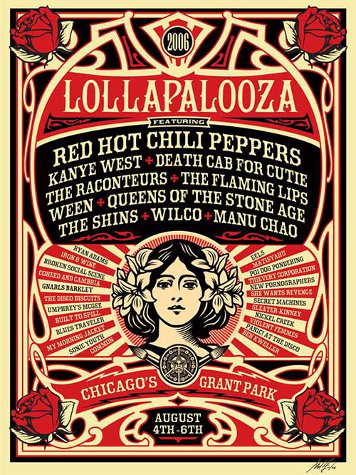 Lollapalooza 2006 line-up