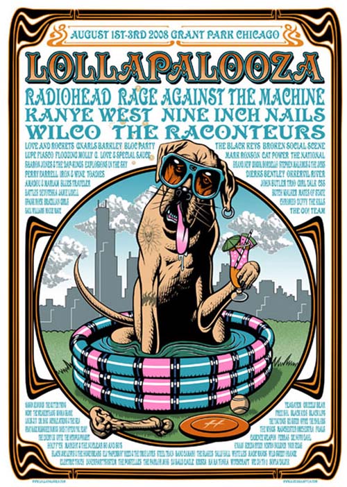 Lollapalooza line-up 2008